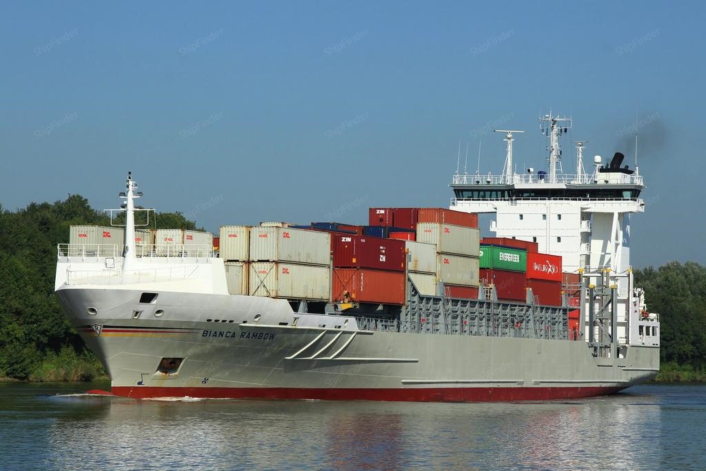 BIANCA RAMBOW, Container ship - Current position, specs & port calls ...