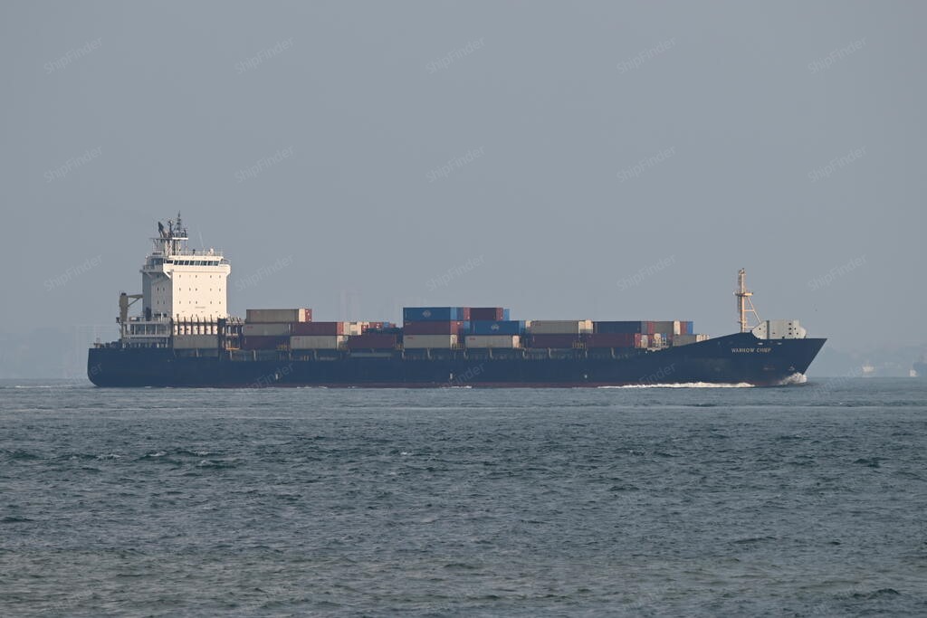 WARNOW CHIEF, Container ship - Current position, specs & port calls ...