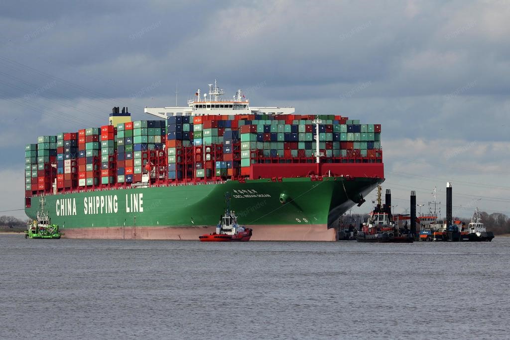 CSCL INDIAN OCEAN, Container ship - Current position, specs & port ...