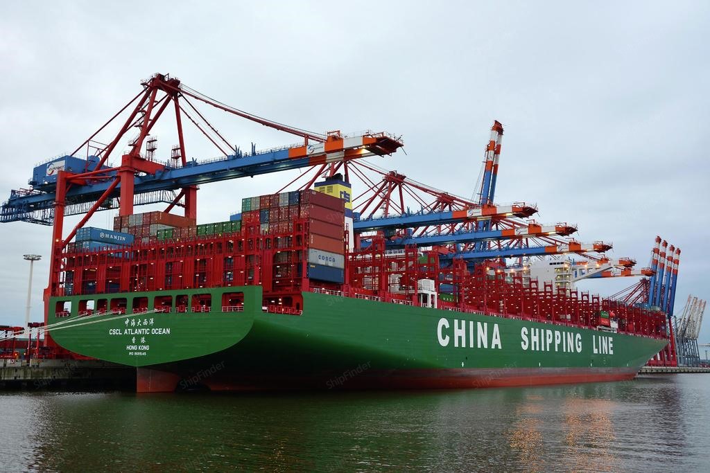 CSCL ATLANTIC OCEAN, Container ship - Current position, specs & port ...